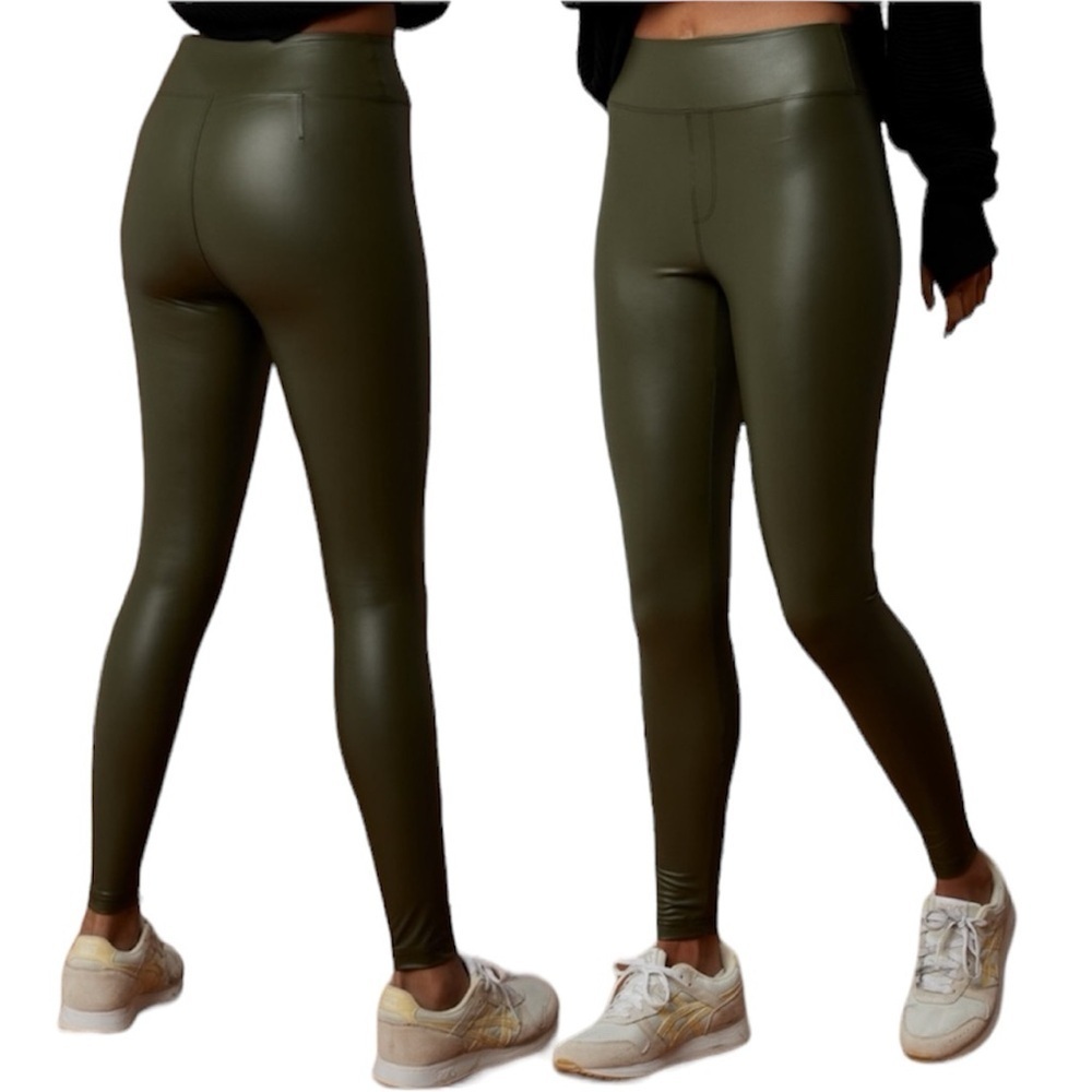NWT Aerie Real Luxe Faux Leather Leggings
